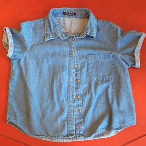 Brandy Melville cropped blouse (Size XS/S)
